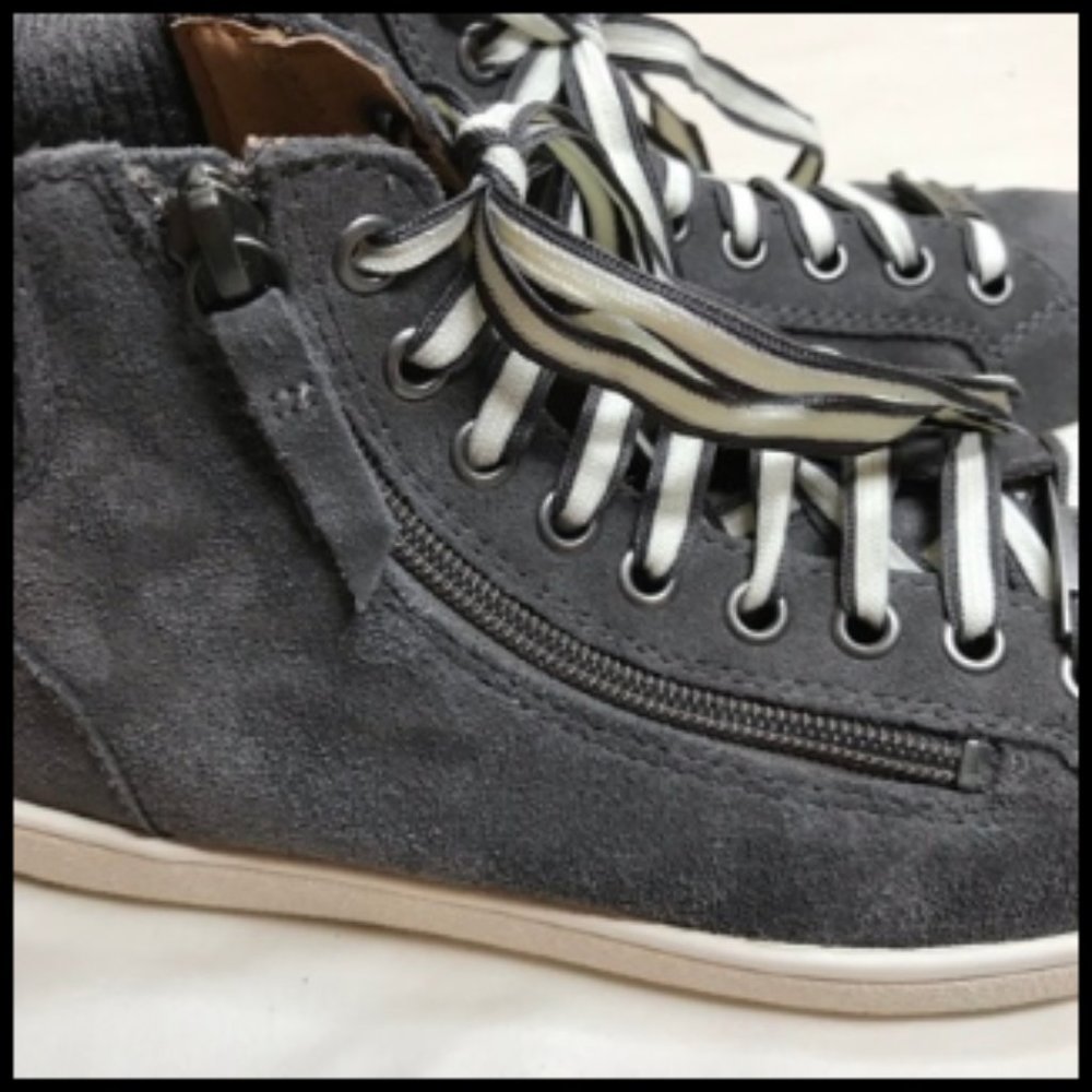 UGG Gray Suede High-Top Sneakers - Picture 11 of 16